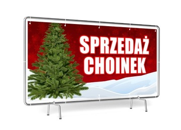 BANER REKLAMOWY 1x2m SPRZEDAŻ OZDÓB ŚWIĄTECZNYCH OZDORBY ŚWIĄTECZNE 510g