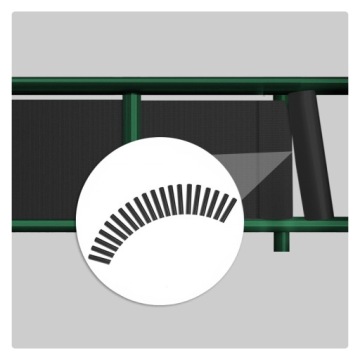 Лента ограждения для забора, узкая, 4,75 см х 35 м, антрацит УФ + клипсы