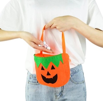 НАряд ТЫКВЫ ПЛАТЬЕ НА ХЭЛЛОУИН КОСТЮМ ТЫКВЫ + КОРЗИНА 3 шт.