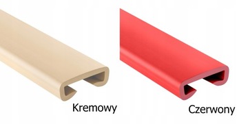 LISTWA PORĘCZOWA PCV 40/8mm BRĄZ poręcz pochwyt