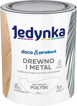 Jedynka Deco&Protect Biały Satynowy Połysk 0,7