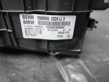 BMW F10 RADIÁTOR KLIMATIZACE DMYCHADLO 9202574