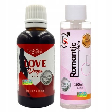 Love Drops niesamowicie mocne krople podniecające 50 ml dodatkowo żel 100ml