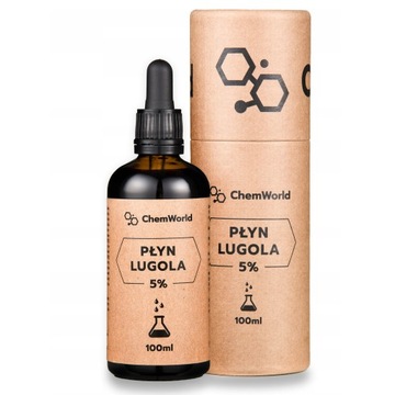 Płyn Lugola 5% 100 ml - JOD Czysty CZDA ChemWorld
