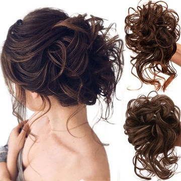 DIFEI Synthetic Chignon Elasticity Rope Fakehair