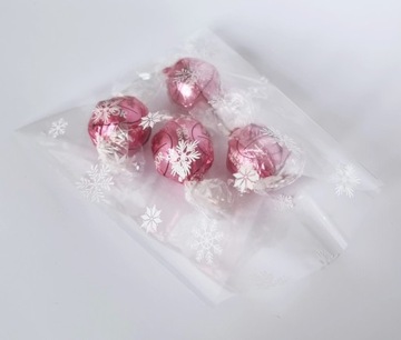 Небольшие пластиковые пакеты OPP Рождественские чайные гайки торты 12x15 50 шт