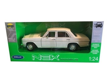 MERCEDES BENZ 220 BIAŁY METALOWY MODEL 1:24 WELLY