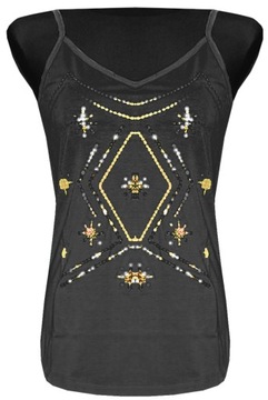 Женская T -мала Top Black Top Black Strap L 40 Модель: 108i