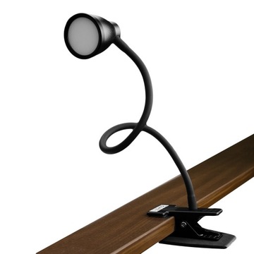 Светодиодная настольная лампа CLIP 5W для школы + ПОДСТАВКА