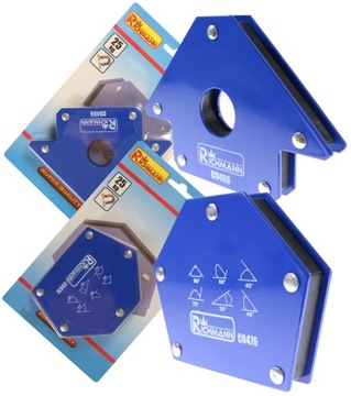 KĄTOWNIKI SPAWALNICZE KPL 2szt MAGNETYCZNE 25kg