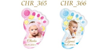 10 шт. ФотоМАГНИТ Благодарность Крещение годовалого ребенка.