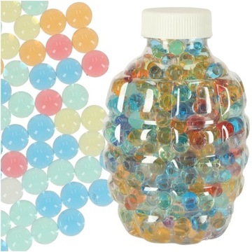 KULKI HYDROŻELOWE DO PISTOLETU KARABINU MULTICOLOUR 550SZT 7-8M