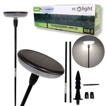 Solarna Lampa Ogrodowa LED SLO-3 IP65