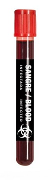 SZTUCZNA KREW W PROBÓWCE FIOLCE MAKE UP CHARAKTERYZACJA 15ML HALLOWEEN