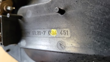 BMW 5 E60 E61 KLIKA DVEŘE LEVÝ PŘEDNÍ DRŽÁTKO VLOŽKY ZÁMKU DRŽÁK 7034451