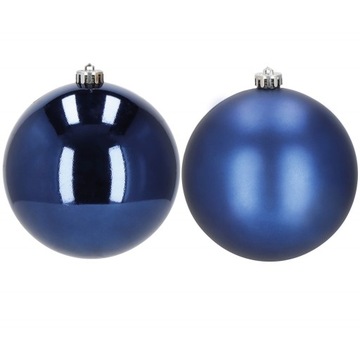 БОЛЬШИЕ РОЖДЕСТВЕНСКИЕ ШАРЫ 2 шт. 16 см XXL Набор РОЖДЕСТВЕНСКИХ ШАРОВ ДЛЯ ЕЛКИ, НЕ РАЗБИВАЕМЫЕ