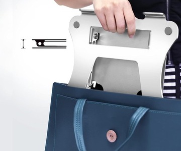 Регулируемая алюминиевая подставка VAZIO для ноутбука MacBook iPad (N81-G)