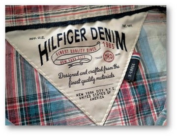 HILFIGER DENIM - rewelacyjna koszula krata L/45