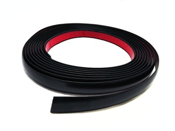 Ozdobna listwa czarna do auta boczna 17mm 5m