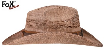 КОЛОРАДО КОВБОЙСКАЯ ШЛЯПА Коричневая ЛИСА НА УЛИЦЕ