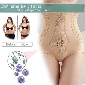 Majtki damskie Wysoki stan Body Shaper BieliznaXXL