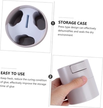 1 резервуар для клея для ресниц, органайзер для клея для наращивания ресниц, банка для клея для наращивания ресниц