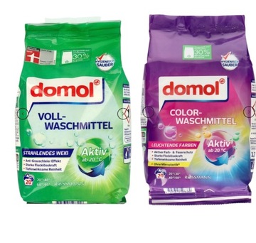 2 x DOMOL PROSZEK DO PRANIA KOLOR COLOR I DO BIAŁEGO