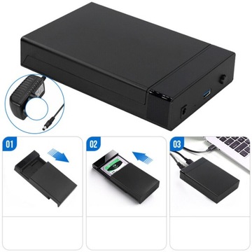 КОРПУС ДЛЯ ДИСКА 2,5/3,5 ДЮЙМА SSD HDD SATA BAY