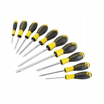 ZESTAW 10EL. WKRĘTAKI ESSENTIAL HARTOWANE STANLEY