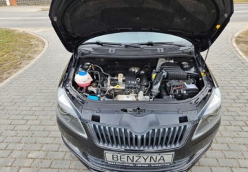 Skoda Roomster Mikrovan Facelifting 1.2 TSI 85KM 2014 Skoda Roomster Noire Black Edition Czujniki Parkowania Grzane Fotele 1.2, zdjęcie 12