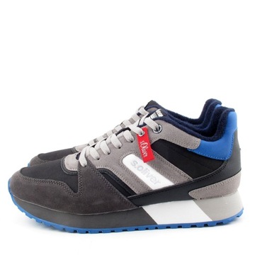 S.OLIVER 15204 szare czarne sneakersy rozm 42