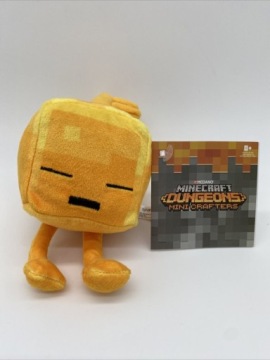 Плюшева іграшка Minecraft Dungeons Міні Crafter Золотий Sleeping Key Голем 11 см