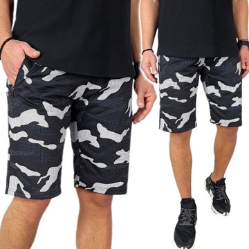 KRÓTKIE SPODENKI męskie MORO militarne DRESOWE XL