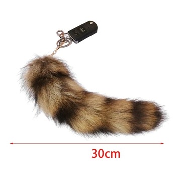 Сумочка для косплея из искусственного меха с кошачьим хвостом, подвески для домашних животных, брелок для подарков