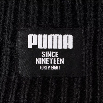 CIEPŁA SPORTOWA CZAPKA ZIMOWA MĘSKA PUMA RIBBED CLASSIC BEANIE