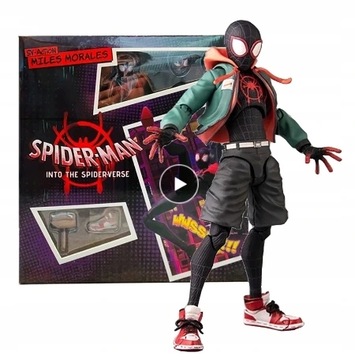 Spiderman Miles Morales posąg PVC figurki akcji