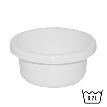 MISKA BIAŁA 6.2L 31CM KLASYCZNA DO KUCHNI KUCHENNA