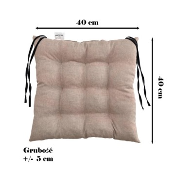 Двухстороннее стеганое кресло для подушки кресла и табуретка 40x40 см. 4 ПК