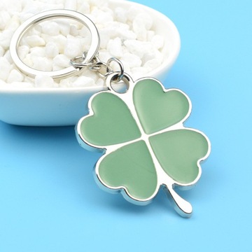 Брелок Клевер с сердечками Брелок