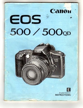 CANON EOS 500 500 QD INSTRUKCJA