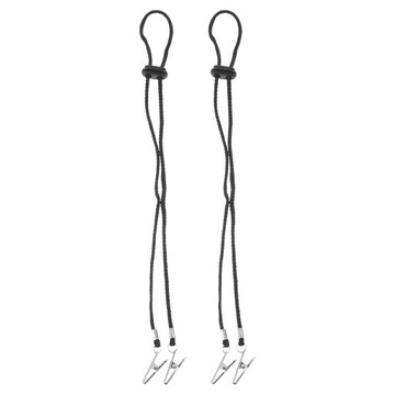 2 Pcs Bib Baby Adjustable Napkin Holder Multifunction Clip Fixing Strap
