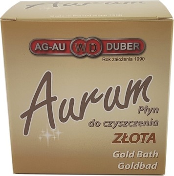 Súprava na čistenie zlata Aurum 210ml + utierka