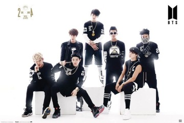 Bangtan Boys BTS Black And White Plakat 91,5x61 cm