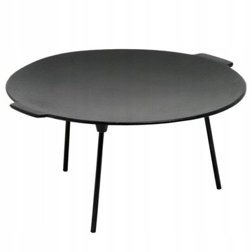 PATELNIA ŻELIWNA NA OGNISKO 45cm GRILL PALENISKO