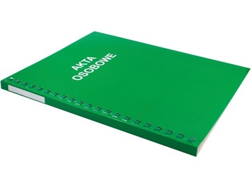 Персональная папка с зеленой папкой Konfex T-03.