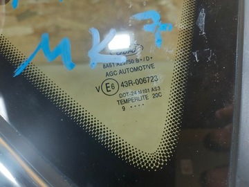 FIESTA MK7 SKLO (OKNO) KAROSERIE PRAVÝ PŘEDNÍ