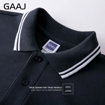 GAAJ Polo Shirt Men Plus Size 4XL Cotton Shirts Fo