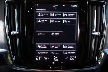 Volvo S90 II Sedan 2.0 D5 235KM 2020 Volvo S90 Bezwypadek Salon PL 1rej. 2021 D5 AWD ACC Kamera FV23, zdjęcie 23