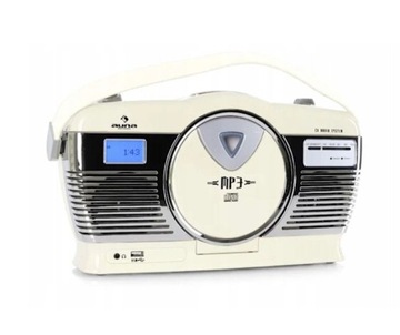 Radioodtwarzacz retro CD/MP3 USB Auna RCD-70 Wada Ł195