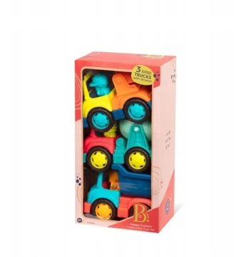 B.Toys 3 строительные машинки Wonder Wheels груша автокран фигурка